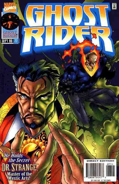 Ghost Rider, Vol. 2 Bitter Smoke |  Issue#77A | Year:1996 | Series: Ghost Rider | Pub: Marvel Comics | Direct Edition