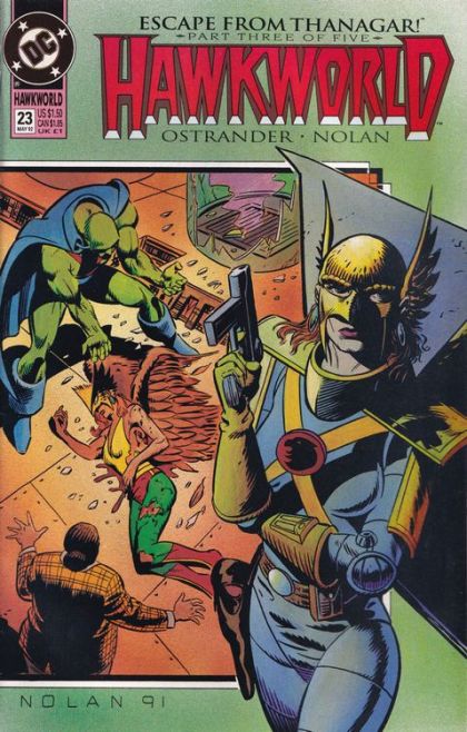 Hawkworld, Vol. 2 Escape From Thanagar, Lies and Legends |  Issue#23 | Year:1992 | Series: Hawkworld | Pub: DC Comics |