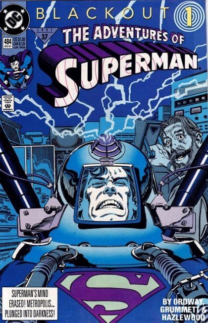 The Adventures of Superman Blackout - Blackout |  Issue#484A | Year:1991 | Series: Superman | Pub: DC Comics | Direct Edition