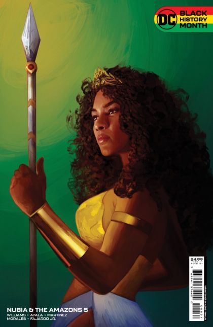 Nubia and the Amazons  |  Issue#5C | Year:2022 | Series:  | Pub: DC Comics | Alexis Franklin Black History Month Variant