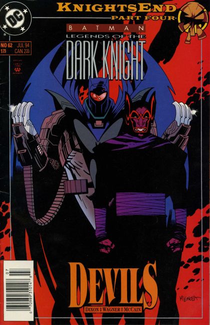 Batman: Legends of the Dark Knight KnightsEnd - Part 4: Devils |  Issue#62B | Year:1994 | Series:  | Pub: DC Comics | Newsstand Edition