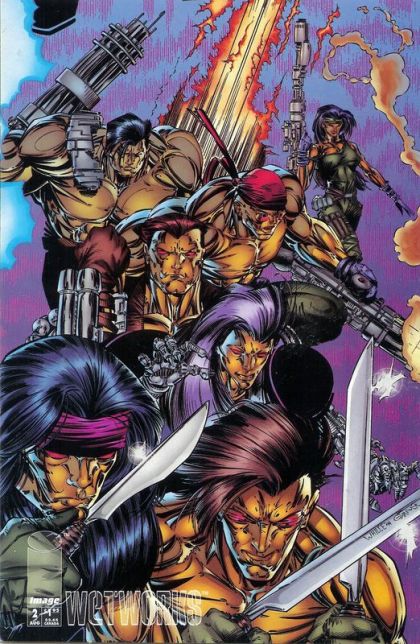 Wetworks, Vol. 1  |  Issue#2C | Year:1994 | Series: Wetworks | Pub: Image Comics | Whilce Portacio "Puzzle" Cover