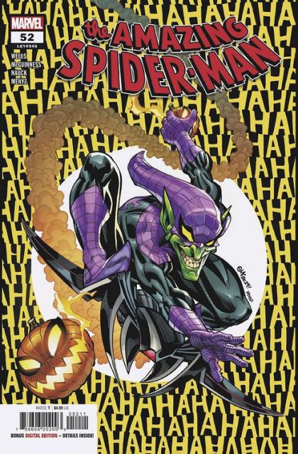 The Amazing Spider-Man, Vol. 6  |  Issue#52A | Year:2024 | Series: Spider-Man | Pub: Marvel Comics | Edward McGuinness Regular