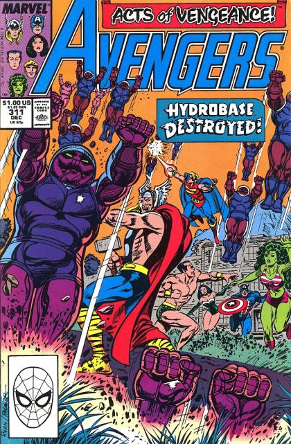 The Avengers, Vol. 1 Acts of Vengeance - The Weakest Point |  Issue#311A | Year:1989 | Series: Avengers | Pub: Marvel Comics | Direct Edition