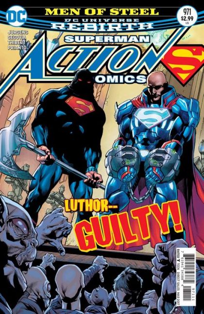 Action Comics, Vol. 3 Men of Steel, Part Five |  Issue#971A | Year:2017 | Series: Superman | Pub: DC Comics | Stephen Segovia Regular