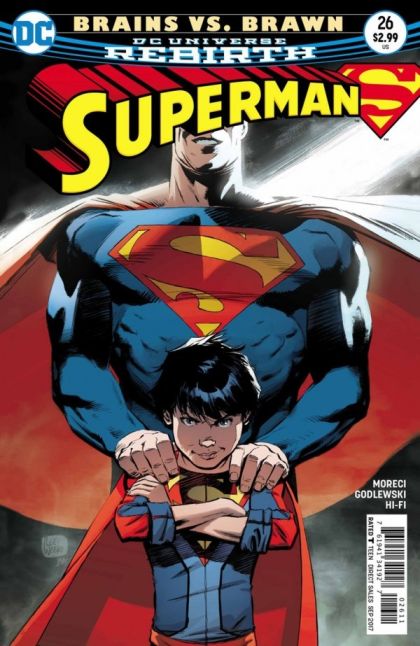 Superman, Vol. 4 Brains Vs. Brawn |  Issue#26A | Year:2017 | Series: Superman | Pub: DC Comics | Lee Weeks Regular