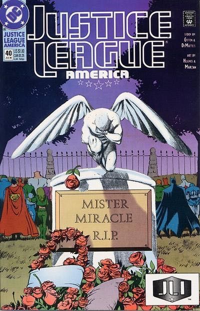 Justice League / International / America Hell On Earth |  Issue#40A | Year:1990 | Series: Justice League | Pub: DC Comics | Direct Edition