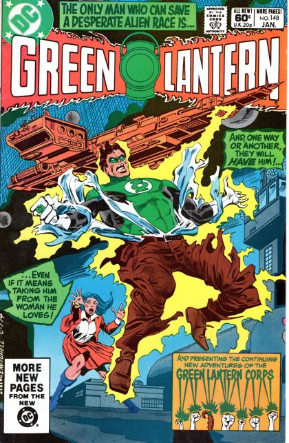 Green Lantern, Vol. 2 Beware My Power / Tales of the Green Lantern Corps |  Issue#148A | Year:1982 | Series: Green Lantern | Pub: DC Comics | Direct Edition