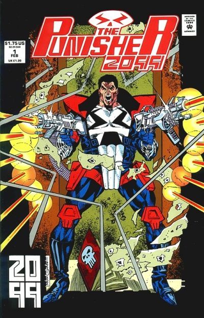 Punisher 2099, Vol. 1 Deadly Genesis |  Issue#1A | Year:1992 | Series: Punisher | Pub: Marvel Comics |  Foil