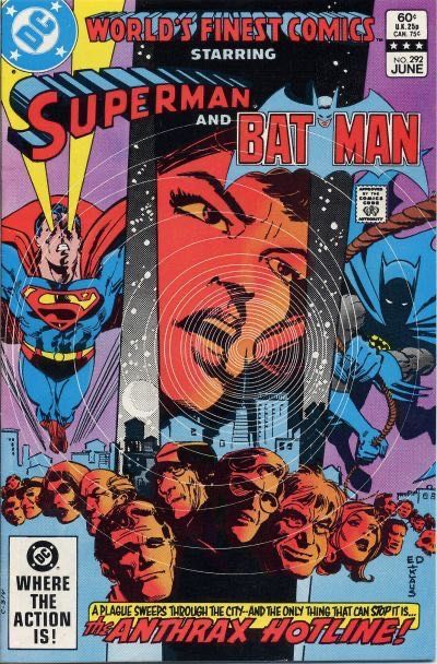 World's Finest Comics The Anthrax Hotline |  Issue#292A | Year:1983 | Series: World's Finest | Pub: DC Comics | 0