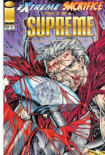 Supreme Extreme Sacrifice - Part 2 |  Issue#23 | Year:1995 | Series: Supreme | Pub: Image Comics |
