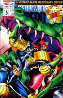 The Law of Dredd A mutant alien mercenary defies.. |  Issue