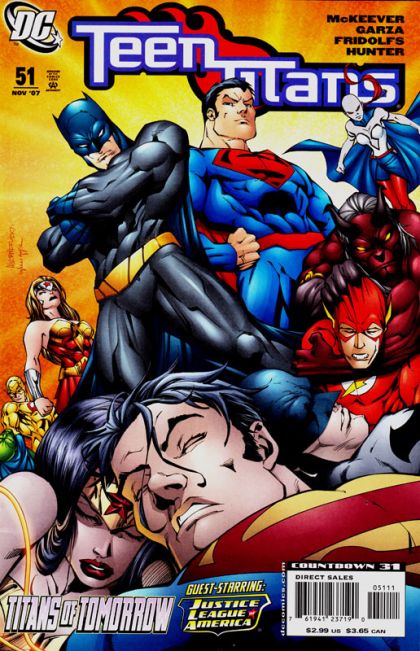 Teen Titans, Vol. 3 The Titans of Tomorrow...Today!, Part One: Futures of the Past |  Issue#51A | Year:2007 | Series: Teen Titans | Pub: DC Comics | Direct Edition