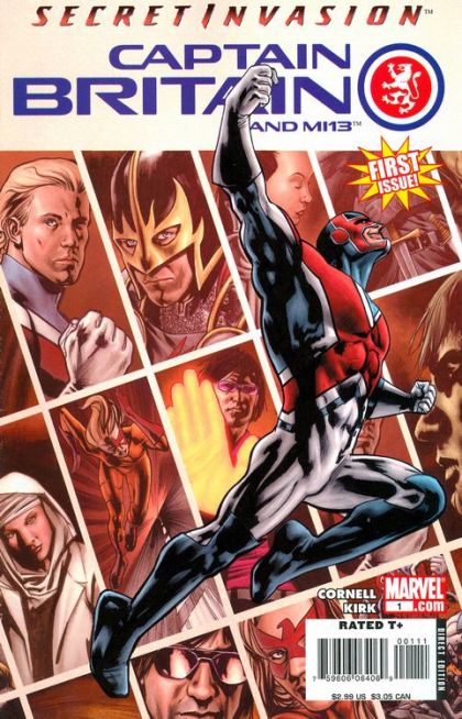 Captain Britain and MI:13 Secret Invasion - The Guns of Avalon, Part One |  Issue#1A | Year:2008 | Series:  | Pub: Marvel Comics |