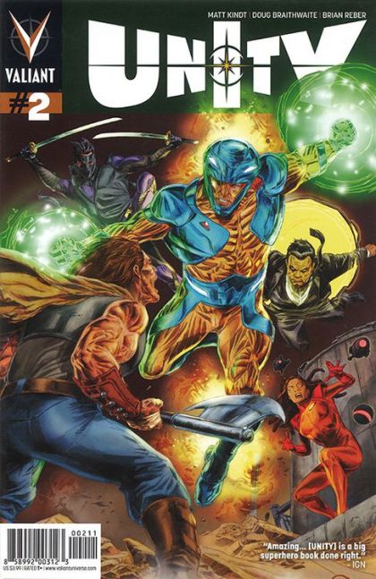 Unity, Vol. 2 To Kill A King, Part 2 |  Issue#2A | Year:2013 | Series:  | Pub: Valiant Entertainment | Doug Braithwaite Cover