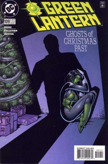 (Signed by RON MARZ) Green Lantern, Vol. 3 Ghost of christmas Past |  Issue#109A | Year:1998 | Series: Green Lantern | Pub: DC Comics | Direct Edition