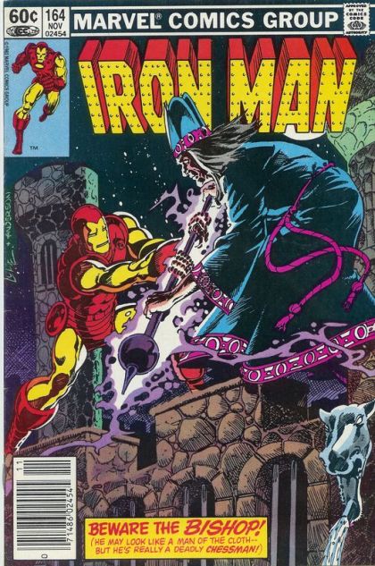 Iron Man, Vol. 1 Deadly Blessing |  Issue#164B | Year:1982 | Series: Iron Man | Pub: Marvel Comics | Newsstand Edition