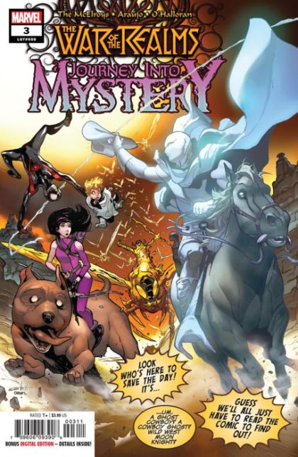 War of the Realms: Journey Into Mystery War of the Realms - Chapter Three: "Overseers of the Community" |  Issue#3A | Year:2019 | Series:  | Pub: Marvel Comics | Regular Valerio Schiti & David Curiel Cover