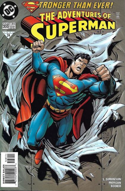 The Adventures of Superman Lookin' Good |  Issue#568A | Year:1999 | Series: Superman | Pub: DC Comics | Direct Edition
