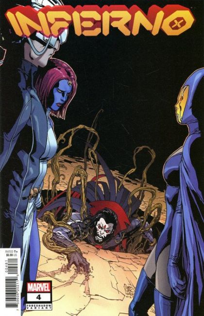 Inferno, Vol. 2 The Death of Moira X |  Issue#4H | Year:2022 | Series:  | Pub: Marvel Comics | Giuseppe Camuncoli Foreshadow Variant