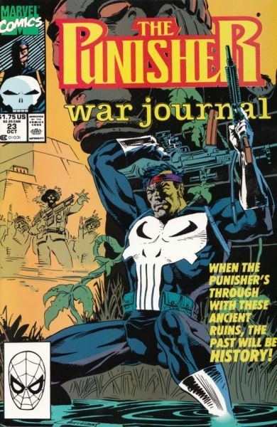 Punisher War Journal, Vol. 1 Firepower Among The Ruins |  Issue#23A | Year:1990 | Series: Punisher | Pub: Marvel Comics | Direct Edition