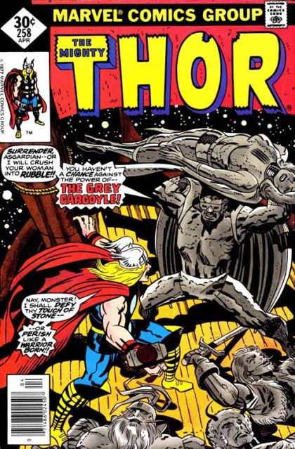Thor, Vol. 1 If the Stars Be Made of Stone! |  Issue#258A | Year:1977 | Series: Thor | Pub: Marvel Comics | Whitman Variant