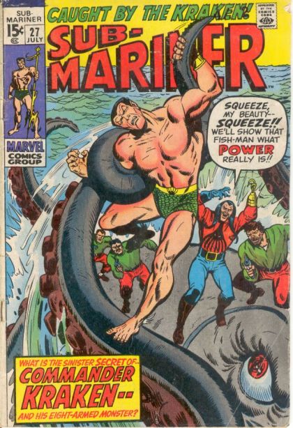 Sub-Mariner, Vol. 1 Death Is The Symbionic Man! |  Issue#27A | Year:1970 | Series: Sub-Mariner | Pub: Marvel Comics |