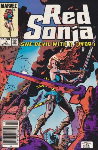 Red Sonja, Vol. 3 Siege! |  Issue#3B | Year:1983 | Series: Red Sonja | Pub: Marvel Comics | Newsstand Edition