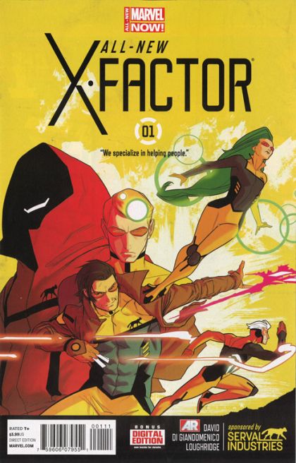 All-New X-Factor "We Specialize In Helping People" |  Issue#1A | Year:2014 | Series: X-Factor | Pub: Marvel Comics | Regular Kris Anka Cover