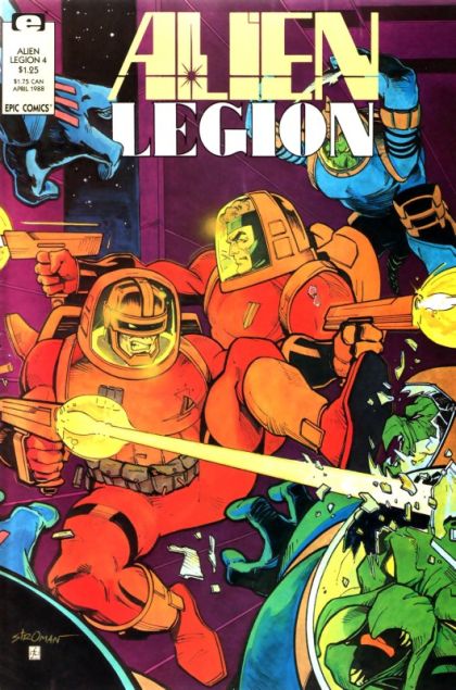 Alien Legion, Vol. 2 The Lucky and the Dead |  Issue#4 | Year:1988 | Series:  | Pub: Marvel Comics |