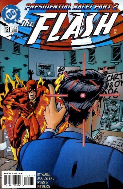 Flash, Vol. 2 Presidential Race, Down to the Wire |  Issue#121A | Year:1996 | Series: Flash | Pub: DC Comics | Direct Edition