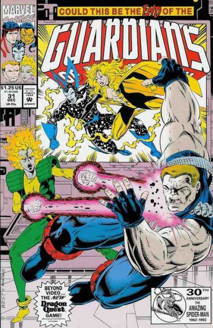 Guardians of the Galaxy, Vol. 1 Prelude To A Kill |  Issue#31A | Year:1992 | Series: Guardians of the Galaxy | Pub: Marvel Comics | Direct Edition