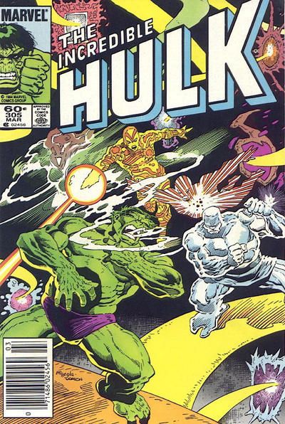 The Incredible Hulk, Vol. 1 Fancy Meeting You Here! |  Issue#305B | Year:1985 | Series: Hulk | Pub: Marvel Comics | Newsstand Edition