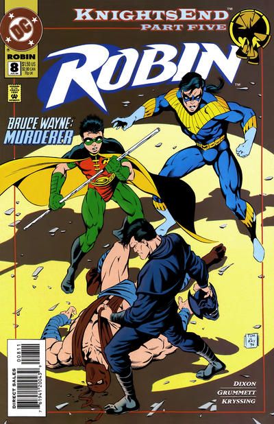 Robin, Vol. 2 KnightsEnd - Death's Door |  Issue#8A | Year:1994 | Series: Robin | Pub: DC Comics | Direct Edition