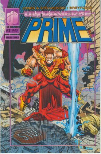 Prime, Vol. 1 Hunted |  Issue#2A | Year:1993 | Series: Prime | Pub: Malibu Comics | Direct Edition