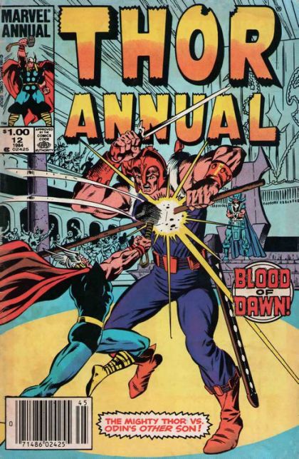 Thor, Vol. 1 Annual "The Blood of Dawn!" / "Island in the Sky!" |  Issue#12B | Year:1984 | Series: Thor | Pub: Marvel Comics | Newsstand Edition