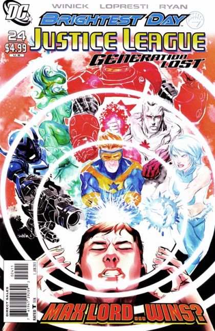 Justice League: Generation Lost Brightest Day - Generation Lost, It All Comes Down to This! |  Issue#24A | Year:2011 | Series:  | Pub: DC Comics | Dustin Nguyen Regular Cover