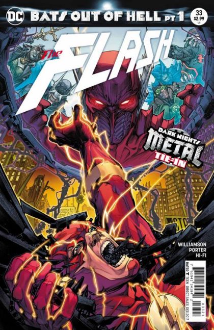 Flash, Vol. 5 Dark Nights: Metal - Bats Out of Hell, Part One |  Issue#33B | Year:2017 | Series: Flash | Pub: DC Comics | Variant Howard Porter Cover