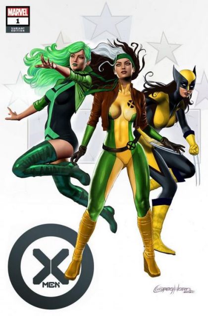 X-Men, Vol. 5 Fearless, In Threes |  Issue#1S | Year:2021 | Series: X-Men | Pub: Marvel Comics | Greg Horn Exclusive Trio Variant