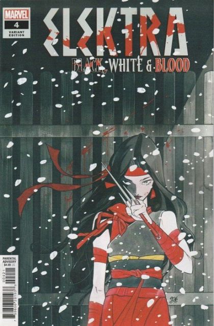 Elektra: Black, White & Blood Powers You Can't Comprehend / Assassin / Rendezvous |  Issue#4B | Year:2022 | Series:  | Pub: Marvel Comics | Peach Momoko Cover