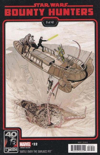 Star Wars: Bounty Hunters (Marvel Comics) The Lost Findsmen |  Issue#32B | Year:2023 | Series: Star Wars | Pub: Marvel Comics | Chris Sprouse Return Of The Jedi 40th Anniversary Variant