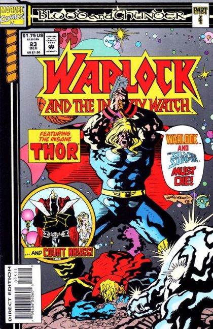 Warlock and the Infinity Watch Blood and Thunder - Part 4: Clash |  Issue#23 | Year:1993 | Series: Warlock | Pub: Marvel Comics |