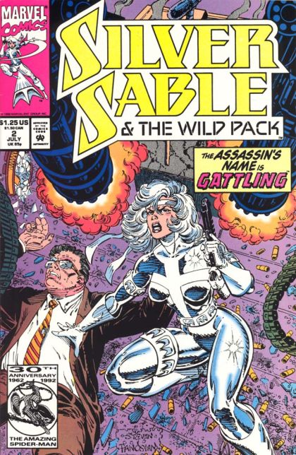 Silver Sable Big Guns, Part One: Gatling's Guns |  Issue#2A | Year:1992 | Series:  | Pub: Marvel Comics | Direct Edition