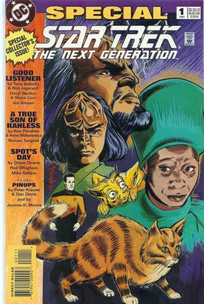 Star Trek: The Next Generation Special Good Listener; A True Son of Kahless; Spot's Day |  Issue#1A | Year:1993 | Series: Star Trek | Pub: DC Comics |