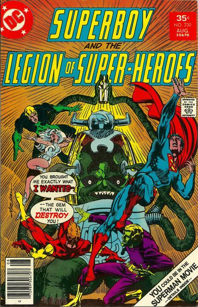 Superboy, Vol. 1 The Creature Who Conned the Legion / The Day Bouncing Boy Bounced Back |  Issue#230 | Year:1977 | Series: Superboy | Pub: DC Comics |