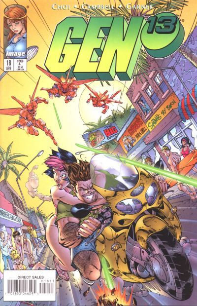 Gen 13, Vol. 2 (1995-2002) Hellos & Good-Byes! |  Issue#18A | Year:1997 | Series: Gen 13 | Pub: Image Comics | J. Scott Campbell Regular