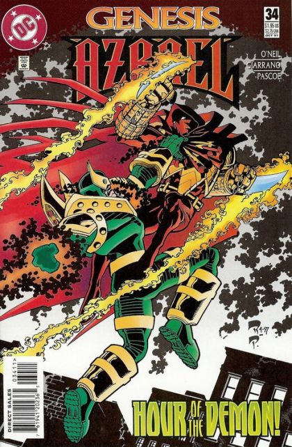 Azrael, Vol. 1 Genesis - Run, Angel, Run |  Issue#34 | Year:1997 | Series:  | Pub: DC Comics | Direct Edition