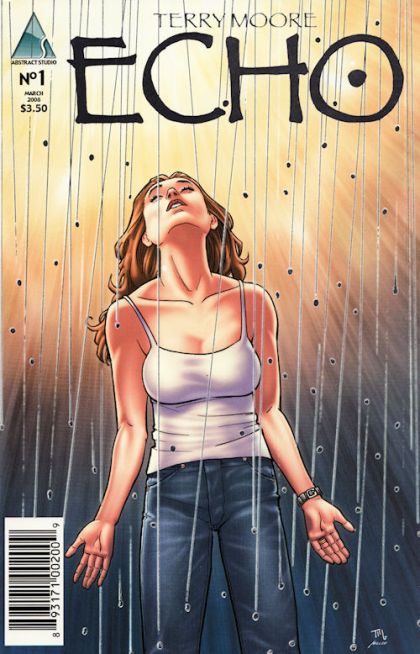 Terry Moore's Echo  |  Issue#1A | Year:2008 | Series:  | Pub: Abstract Studio | Silver Foil Accents