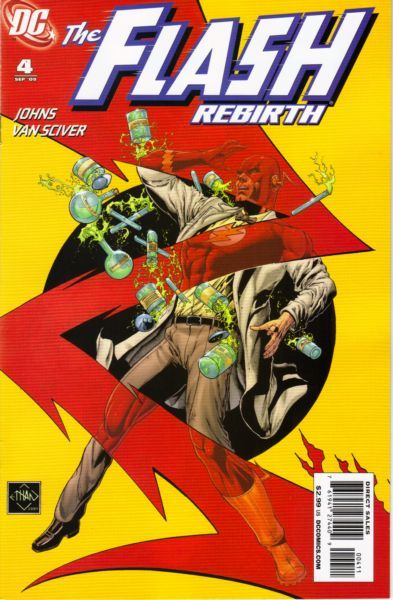 The Flash: Rebirth Flash Facts |  Issue#4A | Year:2009 | Series: Flash | Pub: DC Comics | Ethan Van Sciver Regular Cover