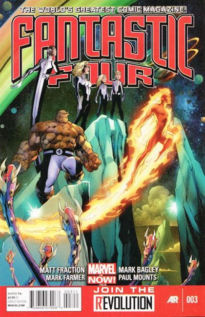 Fantastic Four, Vol. 4 First Boots on the Ground |  Issue#3A | Year:2013 | Series: Fantastic Four | Pub: Marvel Comics | Mark Bagley Regular Cover